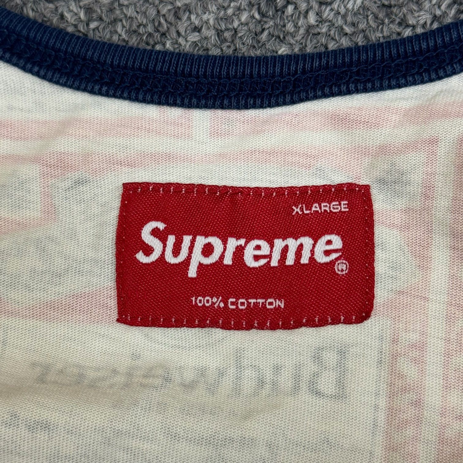 Supreme x Budweiser 09SS Tank Top 総柄 ノースリーブ タンクトップ シュプリーム バドワイザー コラボ  XL マルチカラー  63745A7