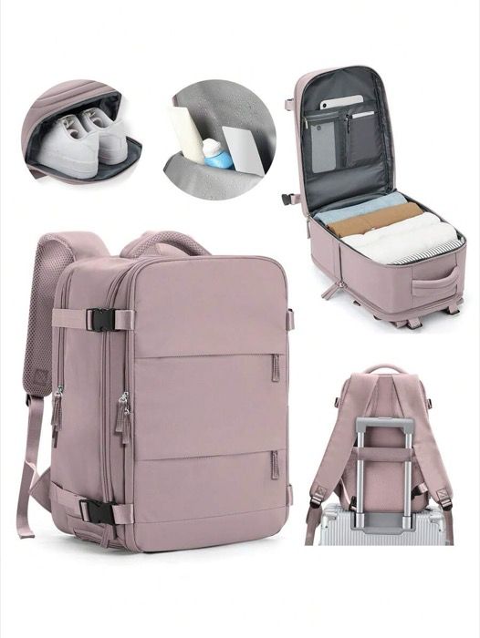 バッグ メンズ バックパック 大型旅行バックパック ビジネスラップトップバックパック キャビンバッグ 40x20x25 機内持ち込み可キャリーオンバックパック 防水 多機能 独立靴収納 乾湿分離レイヤー 旅行バッグ