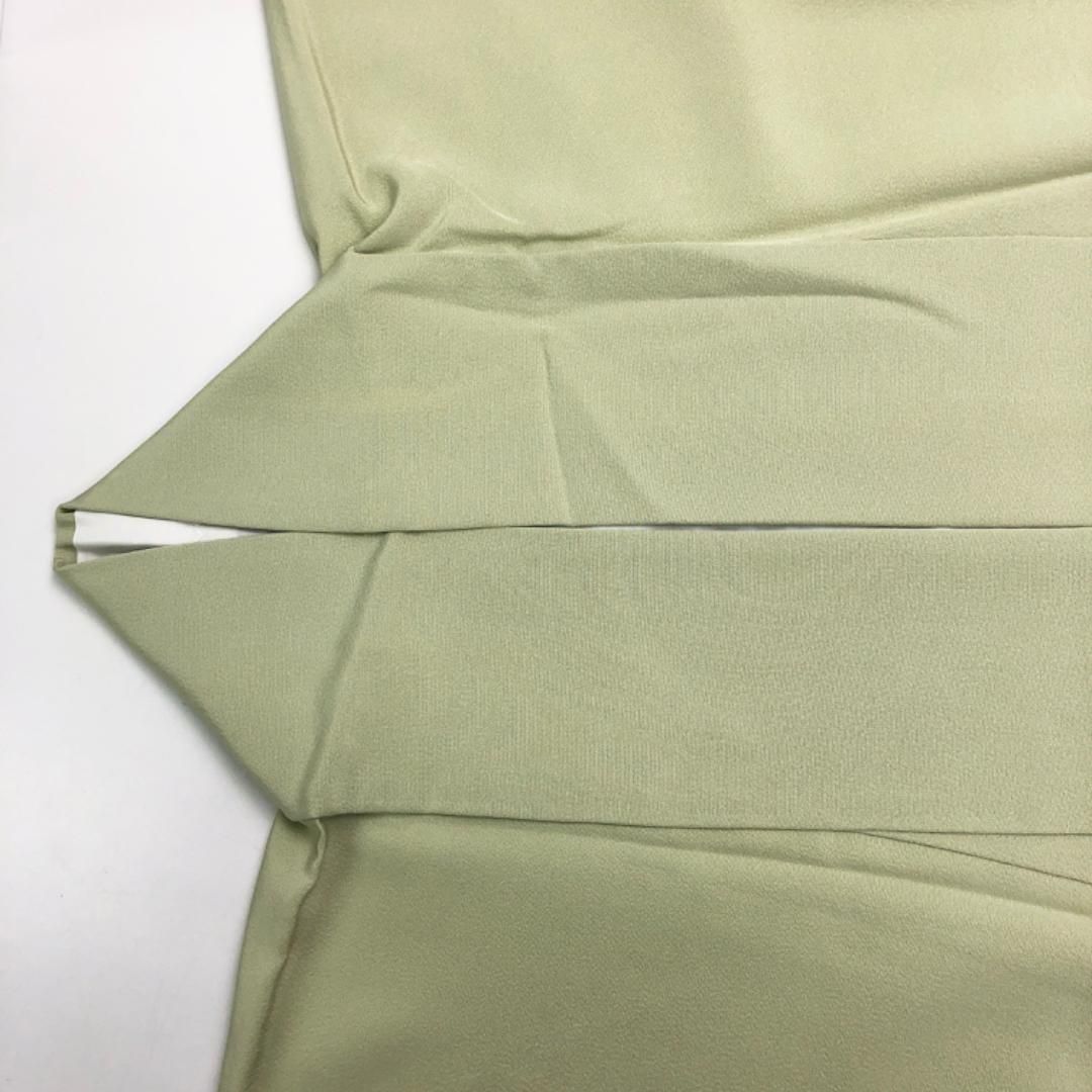 ☆ 色無地 裏柳色 一つ紋 K-5104 色無地 裏柳色 一つ紋 K-5104 色無地 一つ紋 柳染 - からん