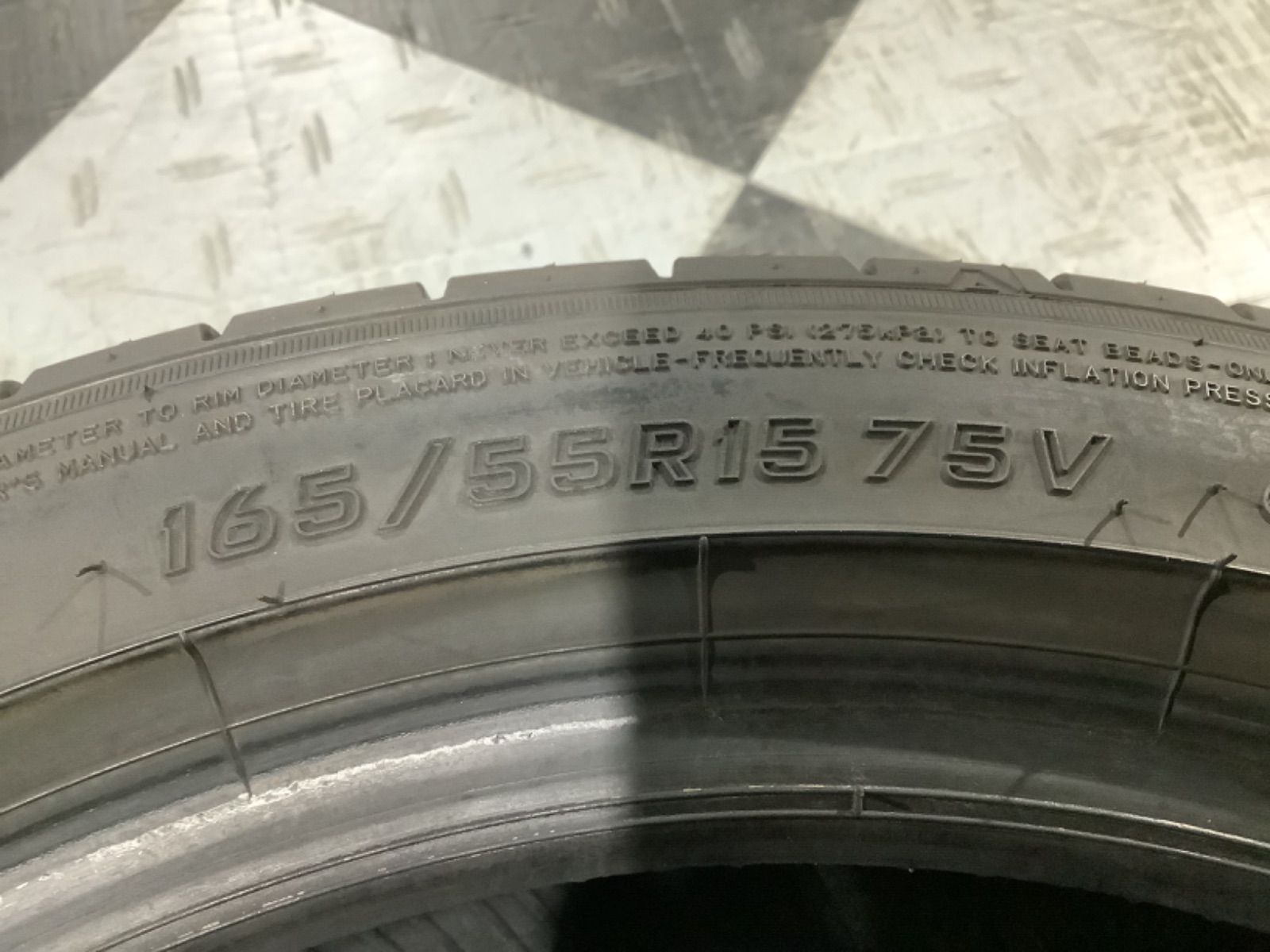165-55R15☆7分山　ファルケンSN832 中古タイヤ【2本】送料無料(M15-1632） 送料込み］165⁄55R15 FALKEN SINCERA SN832i ファルケン シンセラ