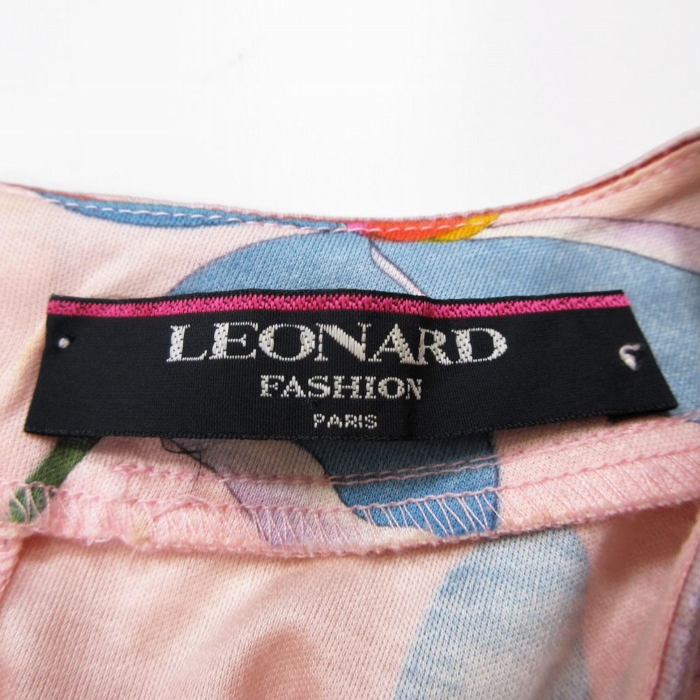 LEONARD レオナール フラワープリント 花柄 セットアップ 半袖