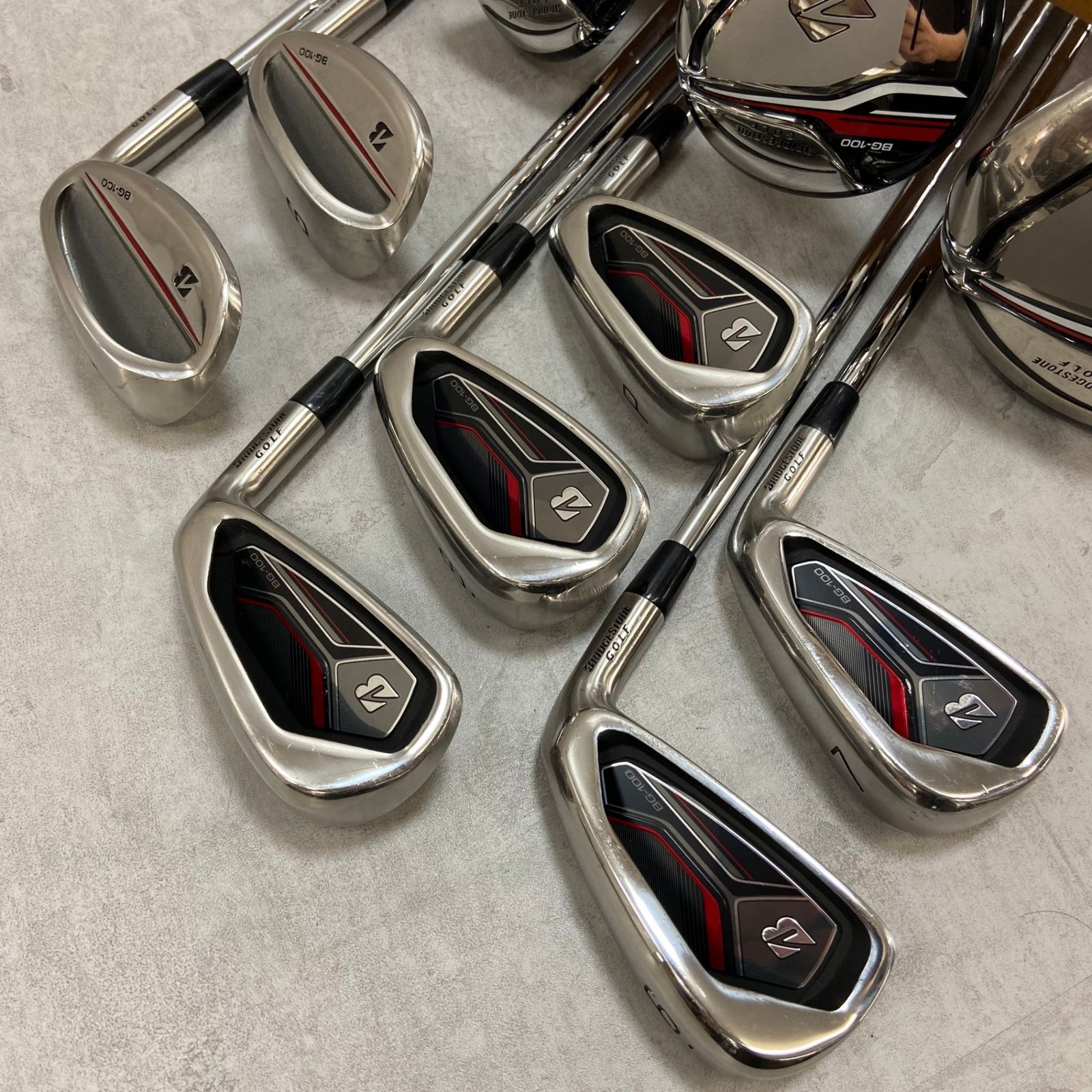 メンズ右】ブリヂストン BG-100 メンズゴルフセット 11本セット 美品