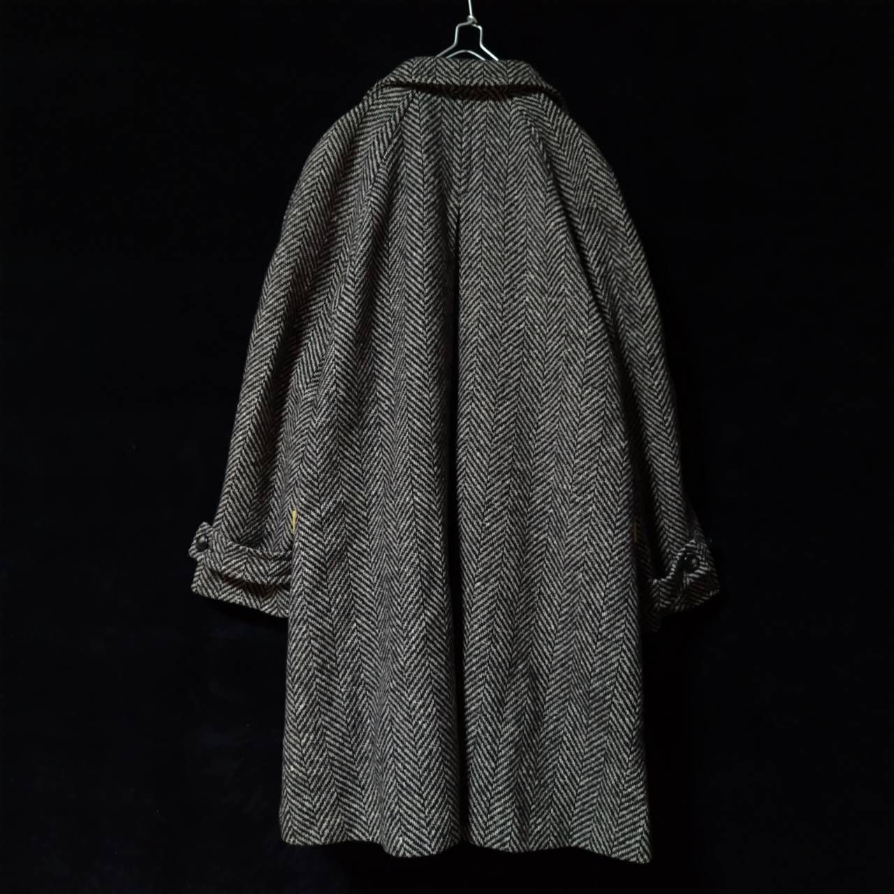 ★イタリア製★ MARELLA ワイドコート ヘリンボーンウール WN0741 ☆イタリア製☆ MARELLA ワイドコート ヘリンボーンウール WN0741