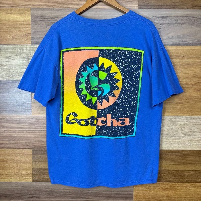 90's ヴィンテージ　old gotcha Tシャツ XL Vintage Gotcha T Shirt 1990 Gotcha Surf T Shirt Vintage Surf