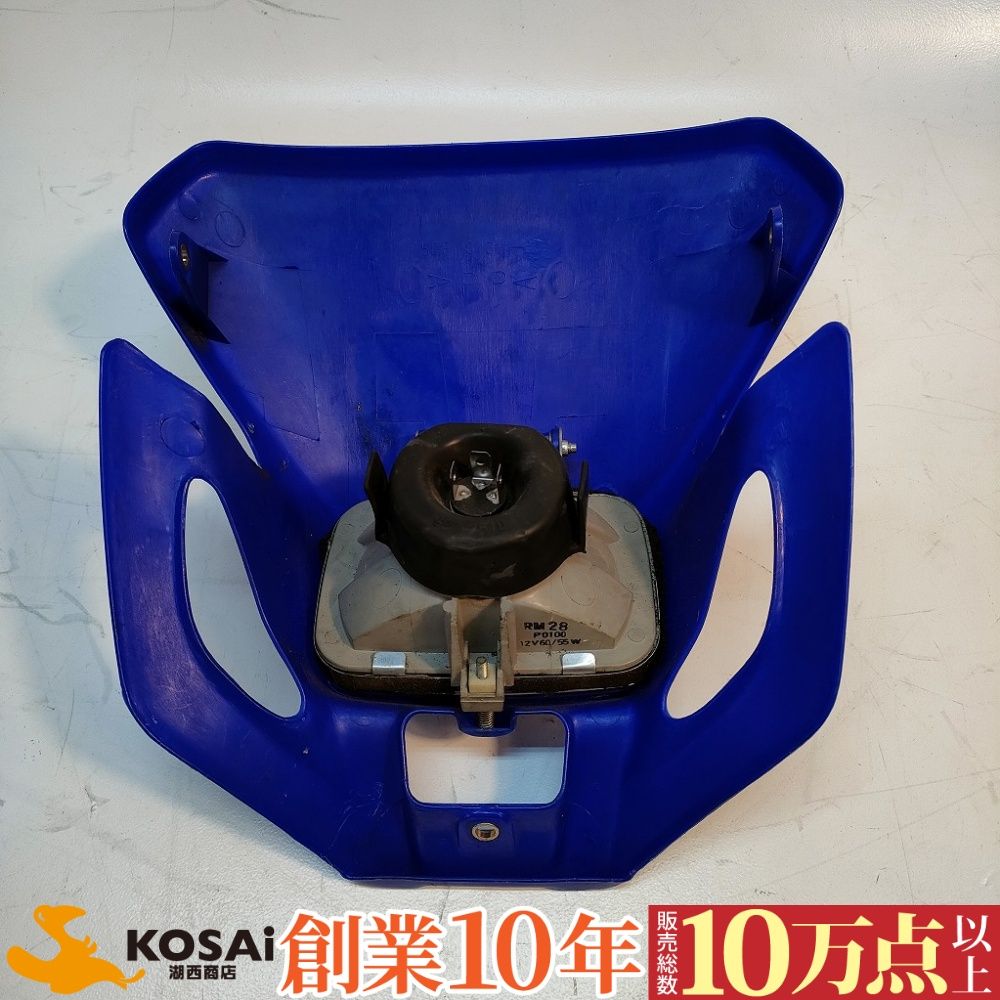 ヤマハ WR250F フロントカウルASSY ヘッドライト キズ有 デカール剥がれ有り