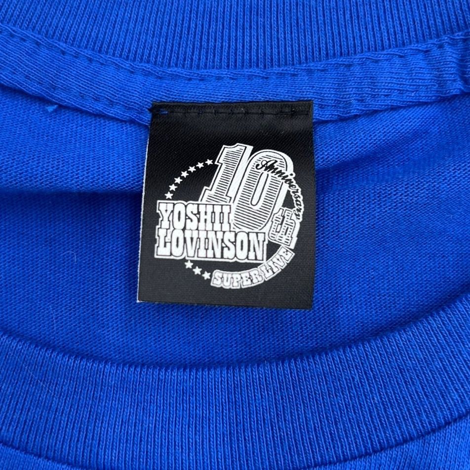 吉井和哉 Tシャツ 2013 YOSHII LOVINSON スーパーライブ ブルー