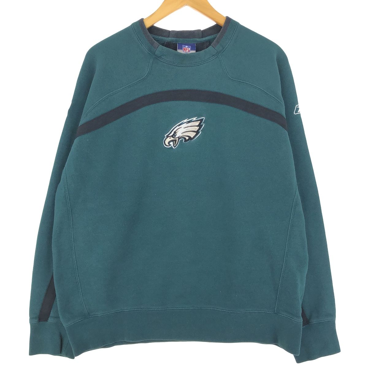 古着 リーボック Reebok NFL PHILADELPHIA EAGLES フィラデルフィアイーグルス スウェットシャツ トレーナー メンズM/eaa411255