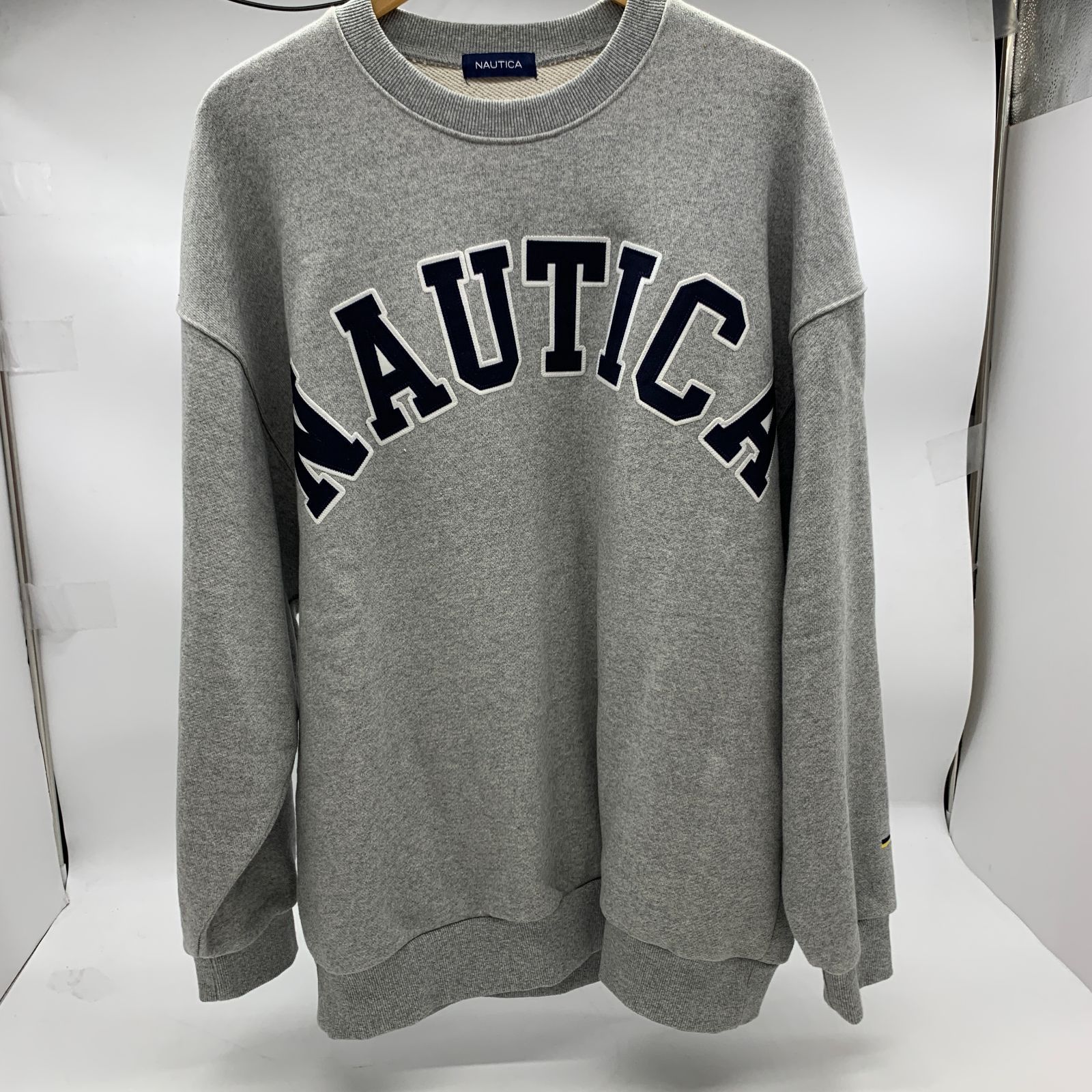 04m0370 NAUTICA スウェット/トレーナー/L/コットン/GRY/無地/213-1249