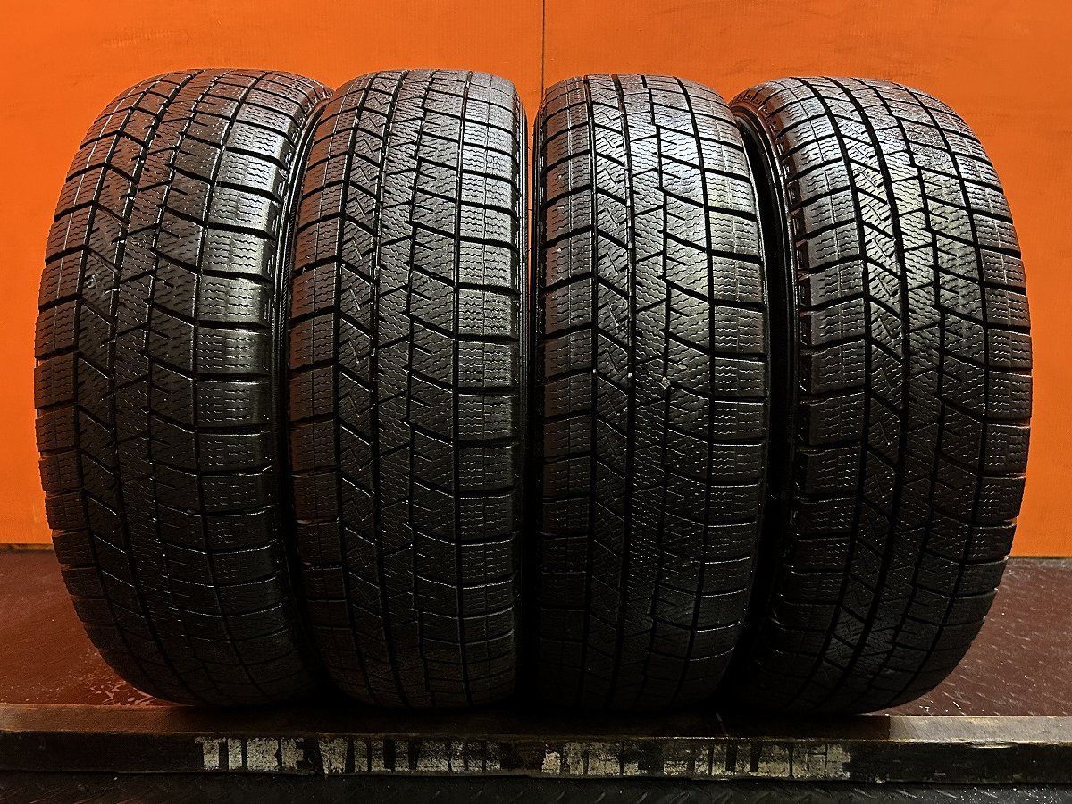 DUNLOP WINTER MAXX WM03 155|65R14 14インチ スタッドレス 4本 20～21年製 バリ溝 ピクシスエポック フ ワゴン等 KTG230