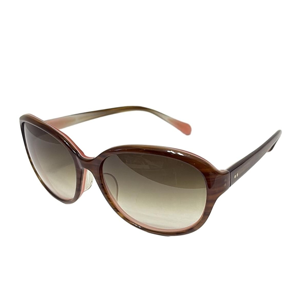 OLIVER PEOPLES オリバーピープルズ サングラス - ダークグレー×ダークブラウン
