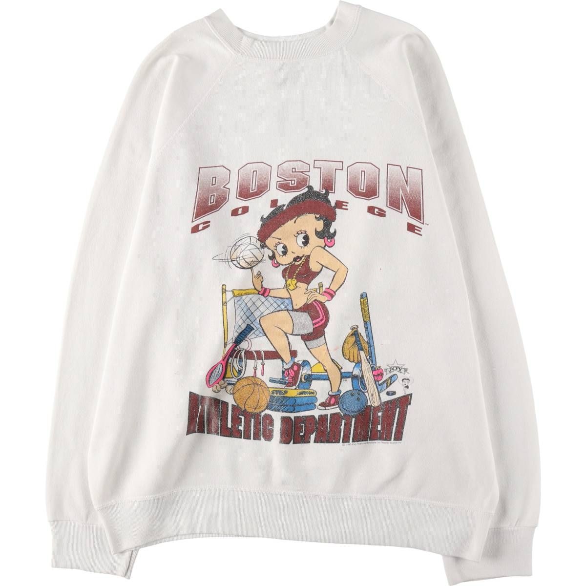 古着 90s TULTEX BETTY BOOP USA製 スウェット Vintage 90s Betty Boop Wild Thing Crew Neck Sweatshirt Size