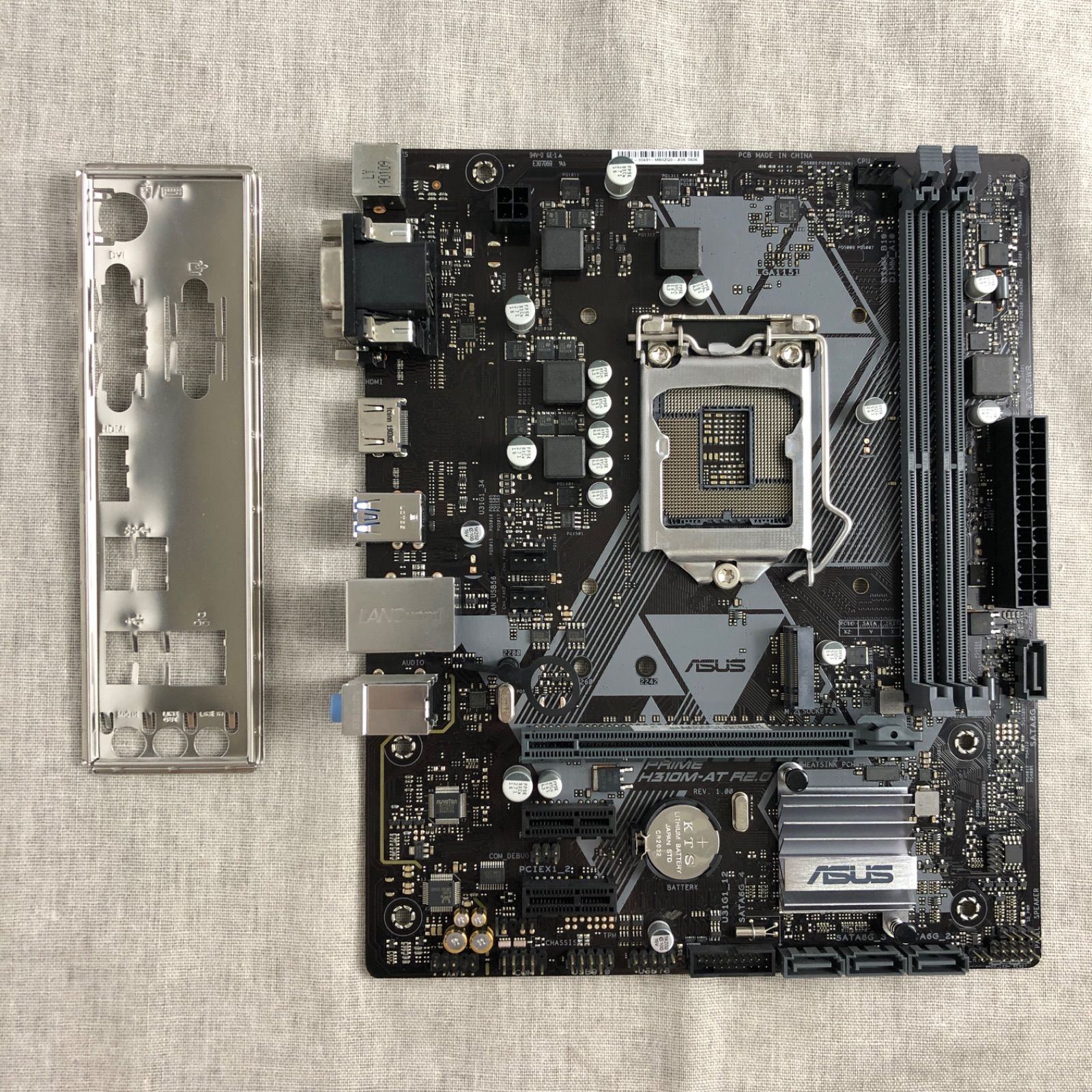 マザーボード ASUS PRIME H310M-AT R2.0【起動確認済】/MB-231108 - メルカリ