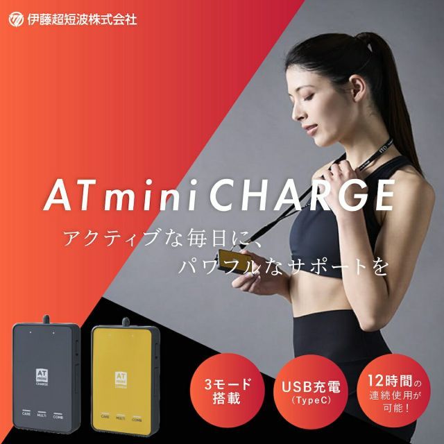 AT-mini Personal I 本体セット 伊藤超短波 コンディショニング機器 AT-mini personal Ⅱ ゴールド 伊藤超短波株式会社 伊藤超短波 AT-mini