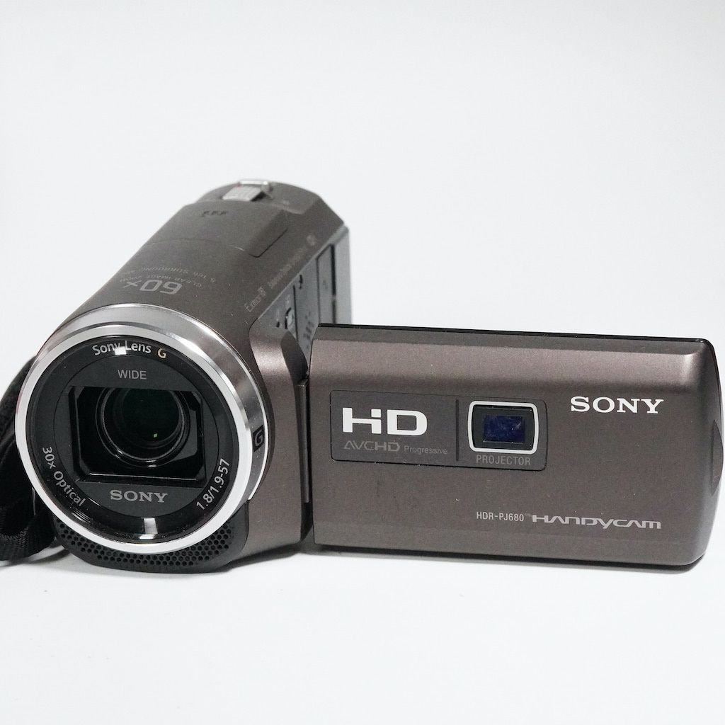 SONY ソニー HDR-PJ680 ブラウン 元箱 動作OK 返金保証 /1753 - メルカリ