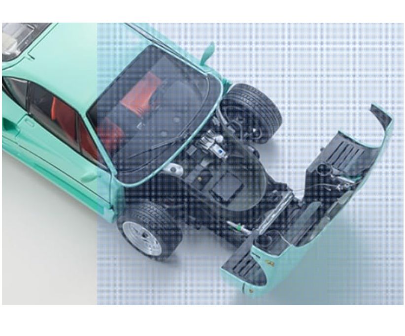 1京商オリジナル 1/18 フェラーリ F40 ミントグリーン 完成品 KYOSHO