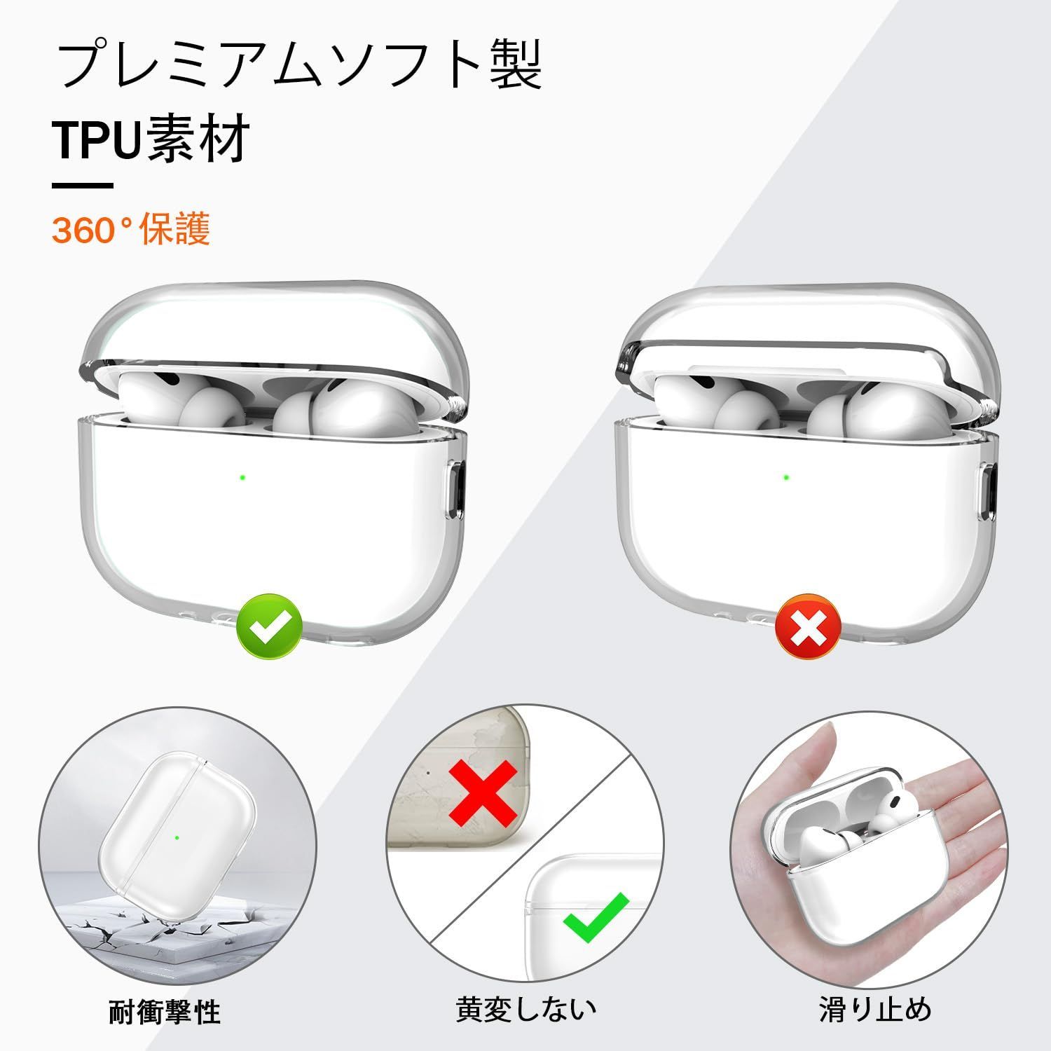 SPIGEN ケース付【中古】AirPods Pro MLWK3J/A 中古 美品】Apple