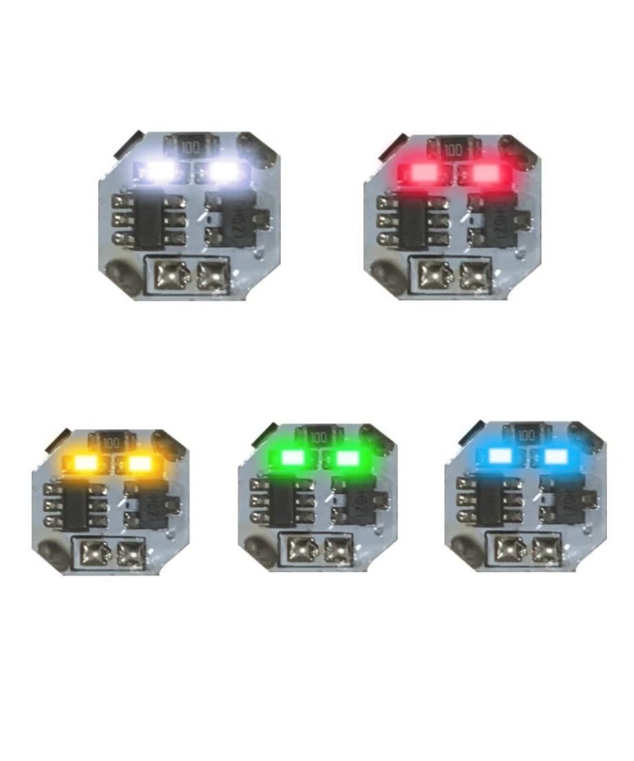 [Brand New and Unopened] Wonderway W-PARTS LED Module (with Magnetic Switch) White/Red/Blue/Yellow/Green Plastic Model Remodel Figure Hobby