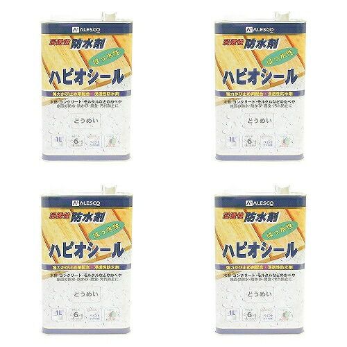 カンペハピオ ハピオシール とうめい 1L 4缶セット