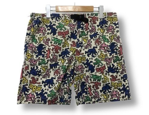 美品✩GRAMICCI × Keith Haring ショートパンツ GRAMICCIキースヘリングクライミングショートパンツKEITH HARING