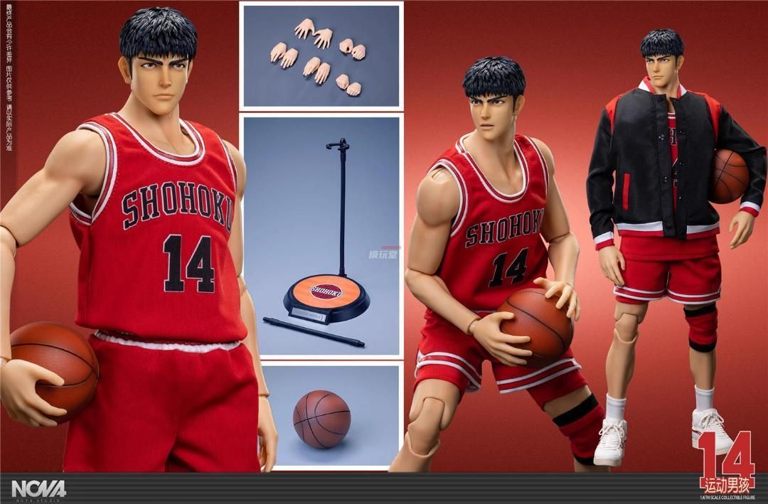 NOVA Studio 1/6 バスケットボール選手 14番 ジャージセット.Ver