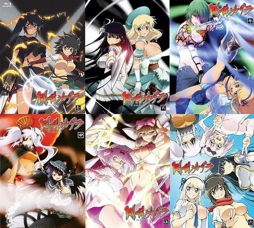 アニメBlu-ray Disc 閃乱カグラ BOX付き全6巻セット