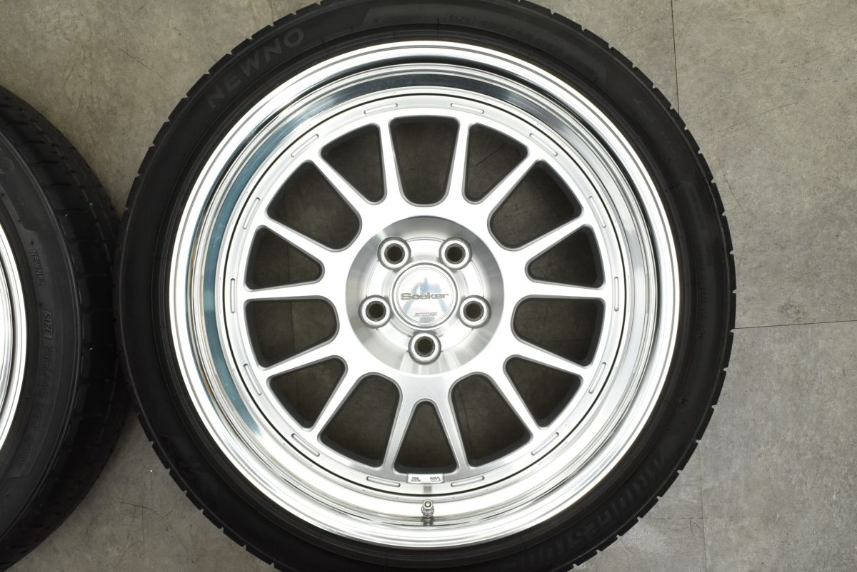 人気ホイール】WORK SEEKER FX 17in 7J +35 PCD100 ブリヂストン NEWNO