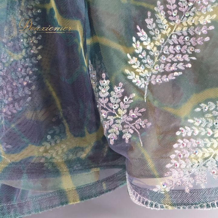 社交ダンス 衣装 ドレス ドレス ワンピース 緑 フロート レース 柄 模様 デモ 競技 珍しい パーティ 発表会 グリーン系 ベージュ系 カーキ系 エレガント 華やか 発表会用 演出用 感 女性用 ダンス衣装 競技会用