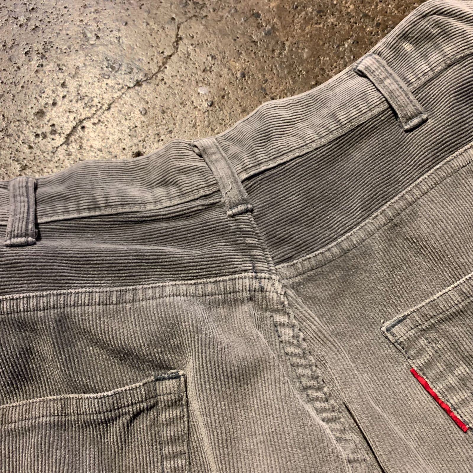 GOOD ENOUGH 00s コーデュロイパンツ グレー M グッドイナフ