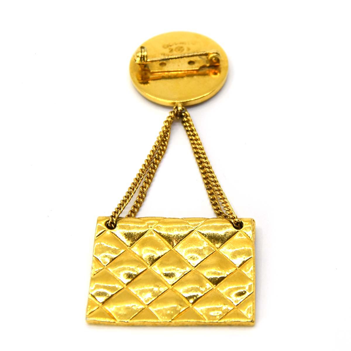 1円 シャネル CHANEL ココマーク 07P ブローチ ゴールド色 シャネル 