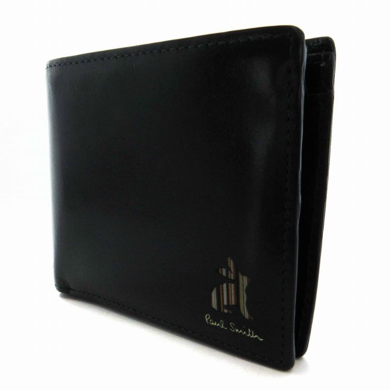 ポールスミス PAUL SMITH 二つ折り財布 マーケトリーストライプ