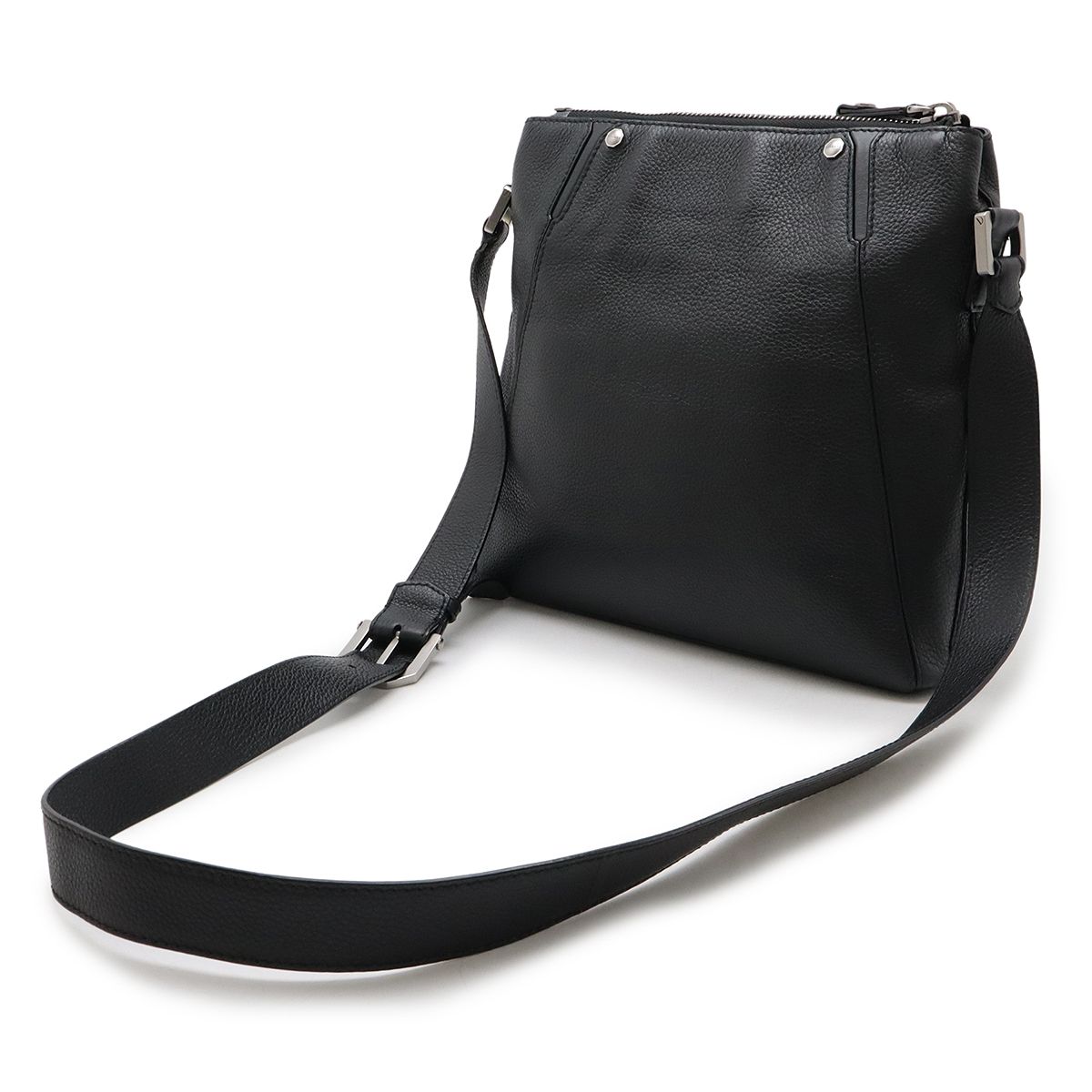 【美品】BVLGARIブルガリ オクト ショルダーバッグ 斜め掛け レザー BVLGARI ブルガリ オクト ショルダーバッグ 斜め掛け レザー