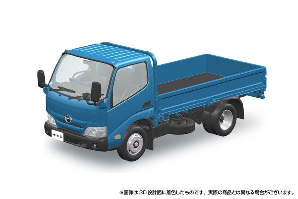 新品 アオシマ 1/32 楽プラ スナップキット No.23-BE 日野 デュトロ 平