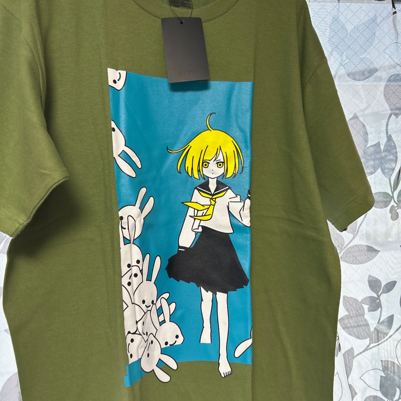 CUNE　キューン 　ラグランＴシャツ スペード　新品未使用タグ付き CUNE キューン ラグランTシャツ スペード 新品未使用タグ付き