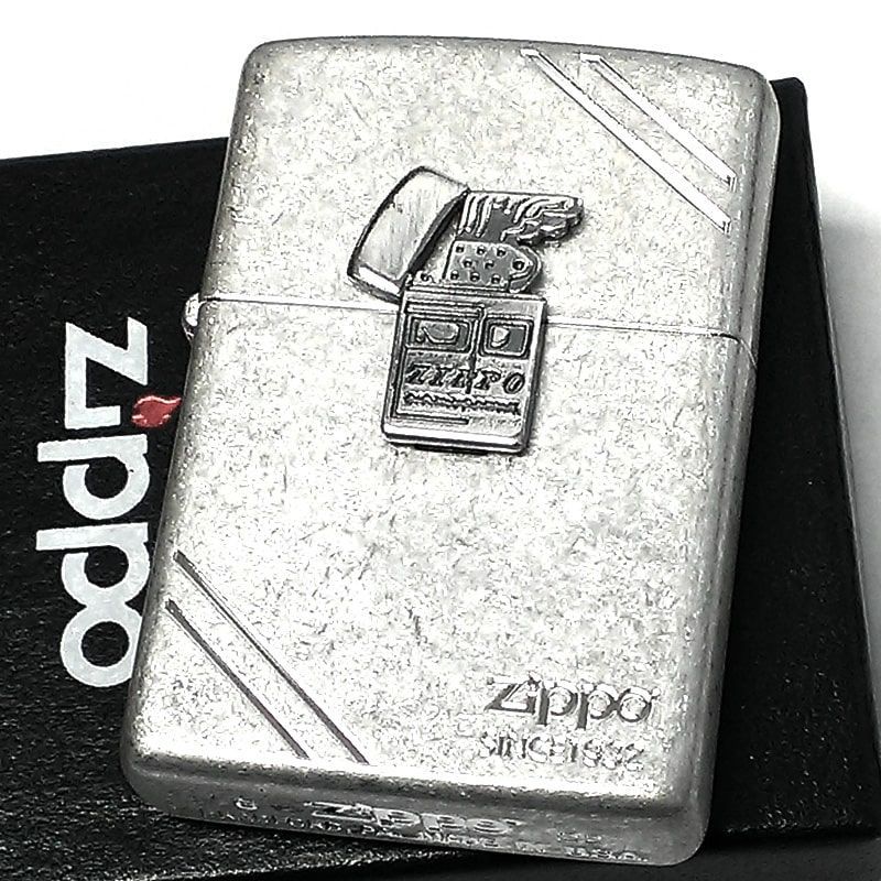 ZIPPO ライター トリックメタル ファイアー ジッポ ロゴ メタル