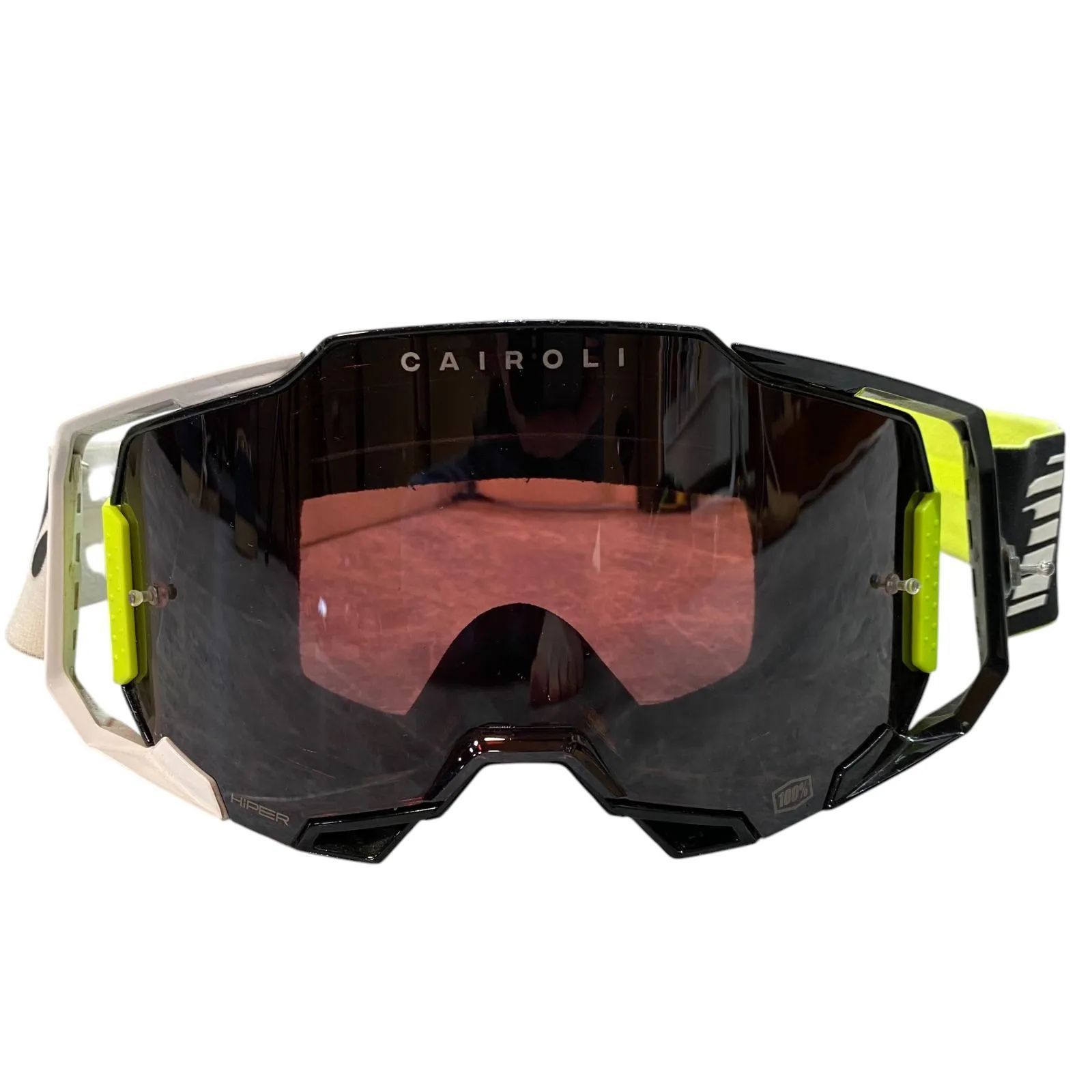 100％ ヒャクパーセント 袋付き バイク用 オフロード ゴーグル KT60-G-KG