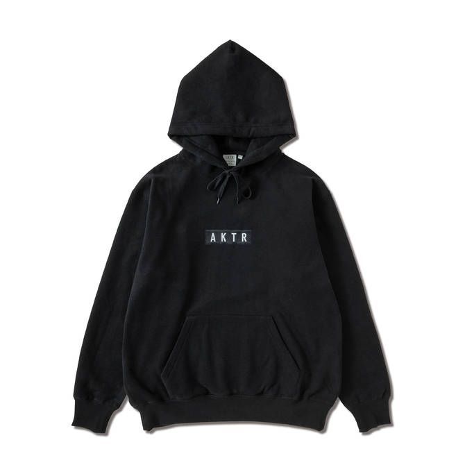 AKTR LOGO SWEAT PULLOVER HOODIE BK 223-018010