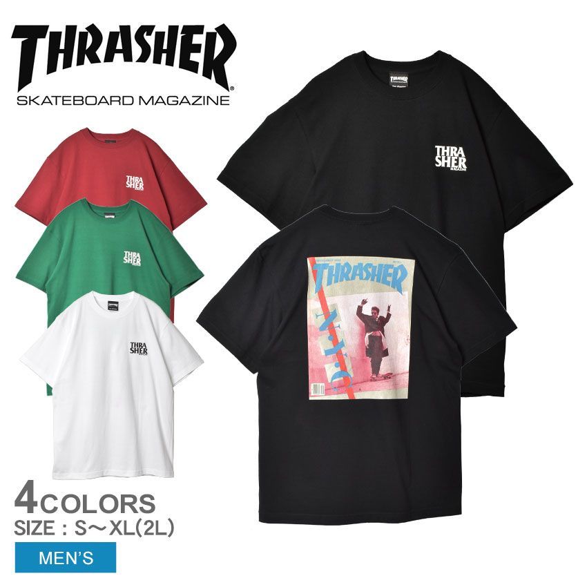 スラッシャー 半袖Tシャツ TH91312i メンズ DEC85 ショートスリーブ Tシャツ THRASHER カラー:03.バーガンディー 品番：2437-0036