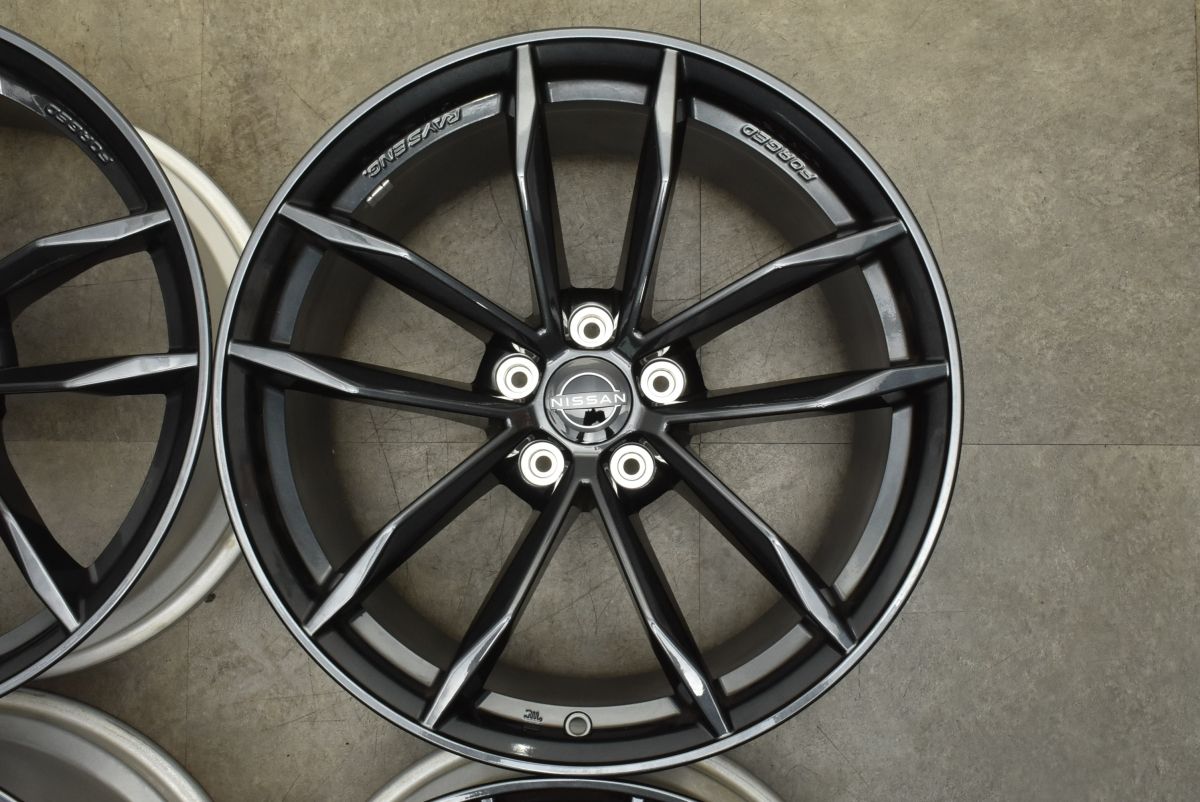 Z34 バージョンST 純正 RAYS製 鍛造 19インチAW 4本セット Z34 バージョンST 純正 RAYS製 鍛造 19インチAW 4本セット Z34 純正 RAYS