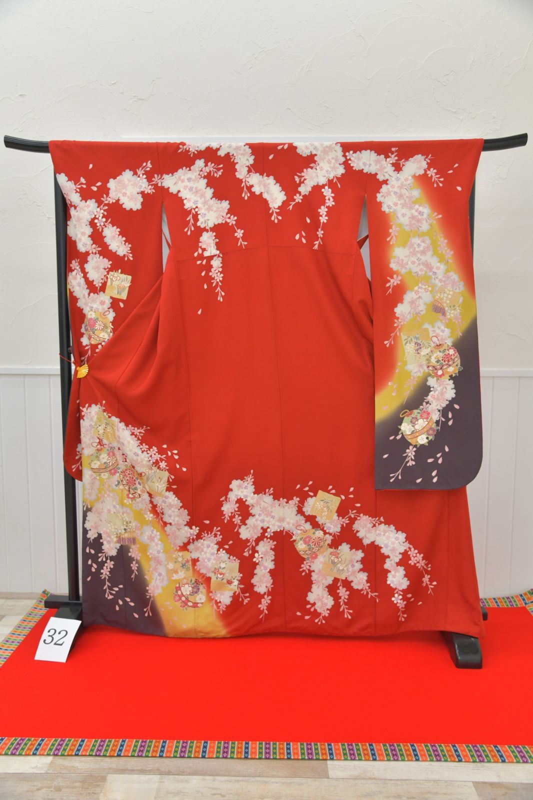 振袖 身長157-172cm 黒 bk-011 振袖 身長157-172cm 黒 bk-011