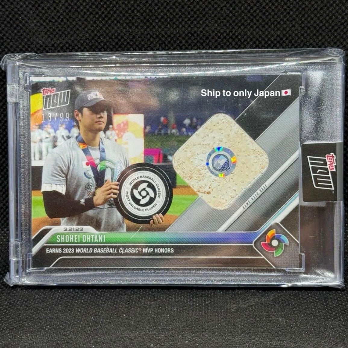 Topps Now 大谷翔平 2025年 決勝 実使用ベース 99枚