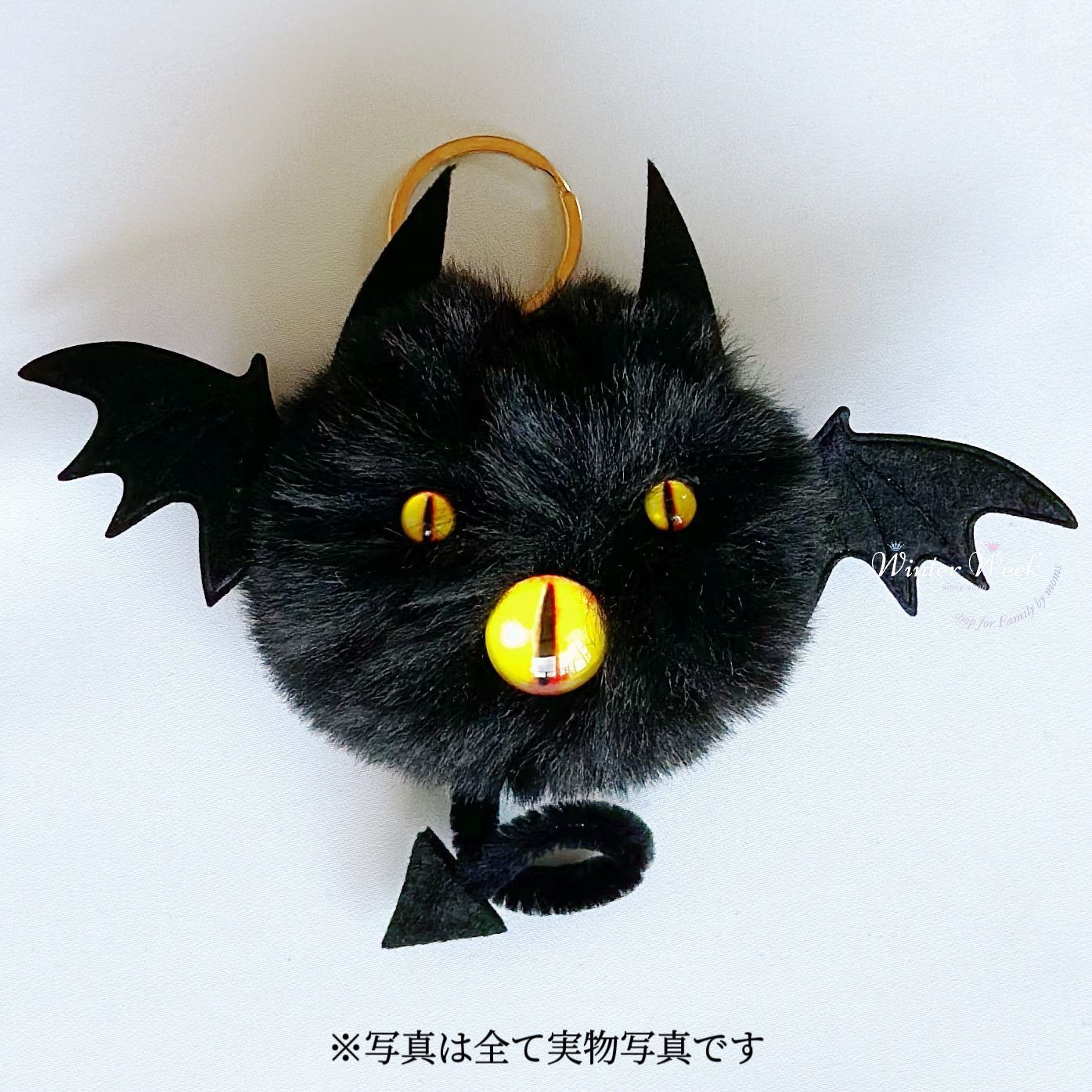 ハロウィンキーホルダー デビル マスコット ゴシック ロリータ