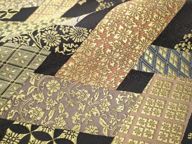 平和屋着物○織匠十一代目 篠屋宗兵衛 謹製 綴れ唐織 六通柄袋帯 吉祥