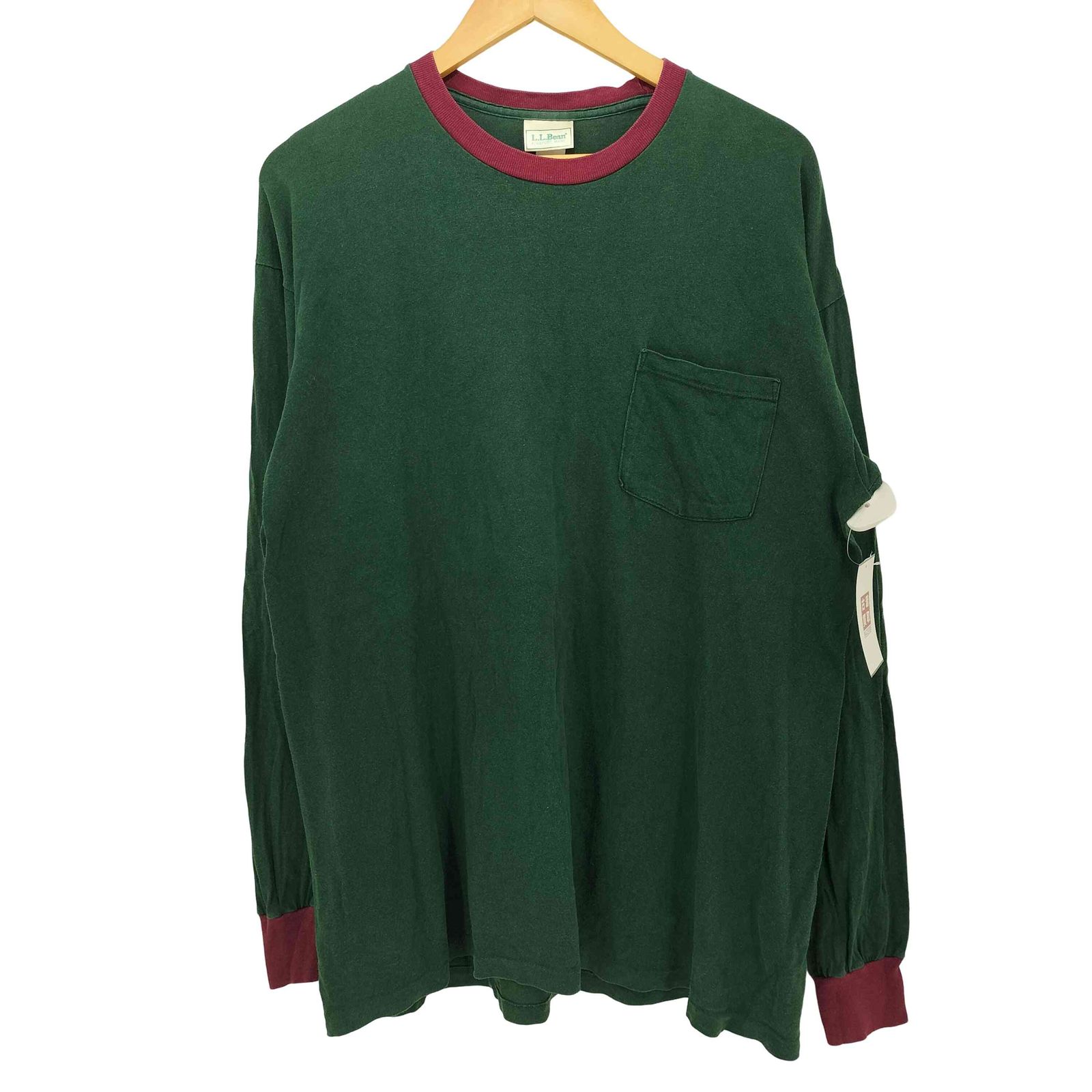 エルエルビーン L.L.Bean 70-80s マルチカラー ポケットロングスリーブ 
