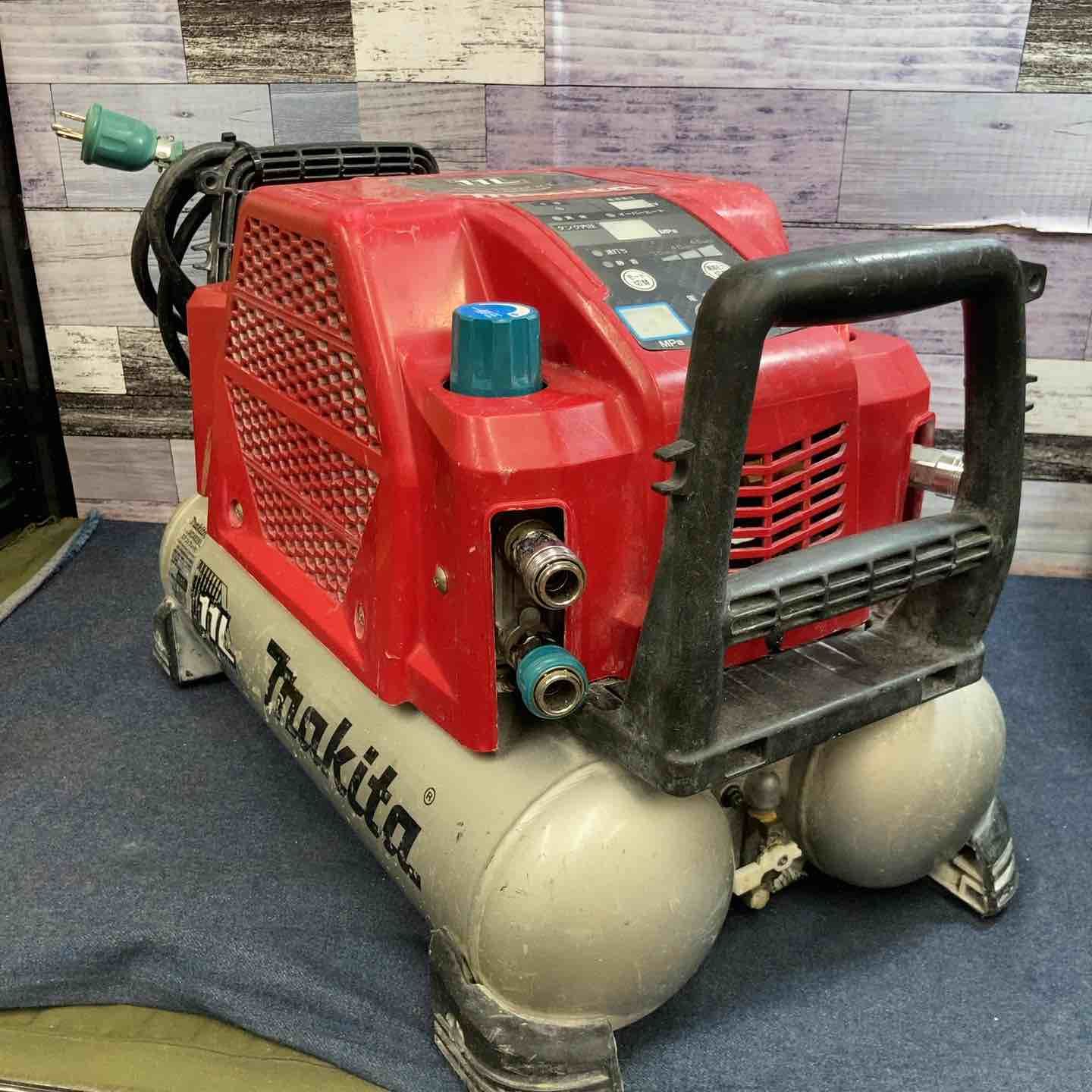 ジャンク| マキタ makita 高圧 常圧エアコンプレッサー AC462XLR 起動OK 内部からエア漏れ有 八潮店