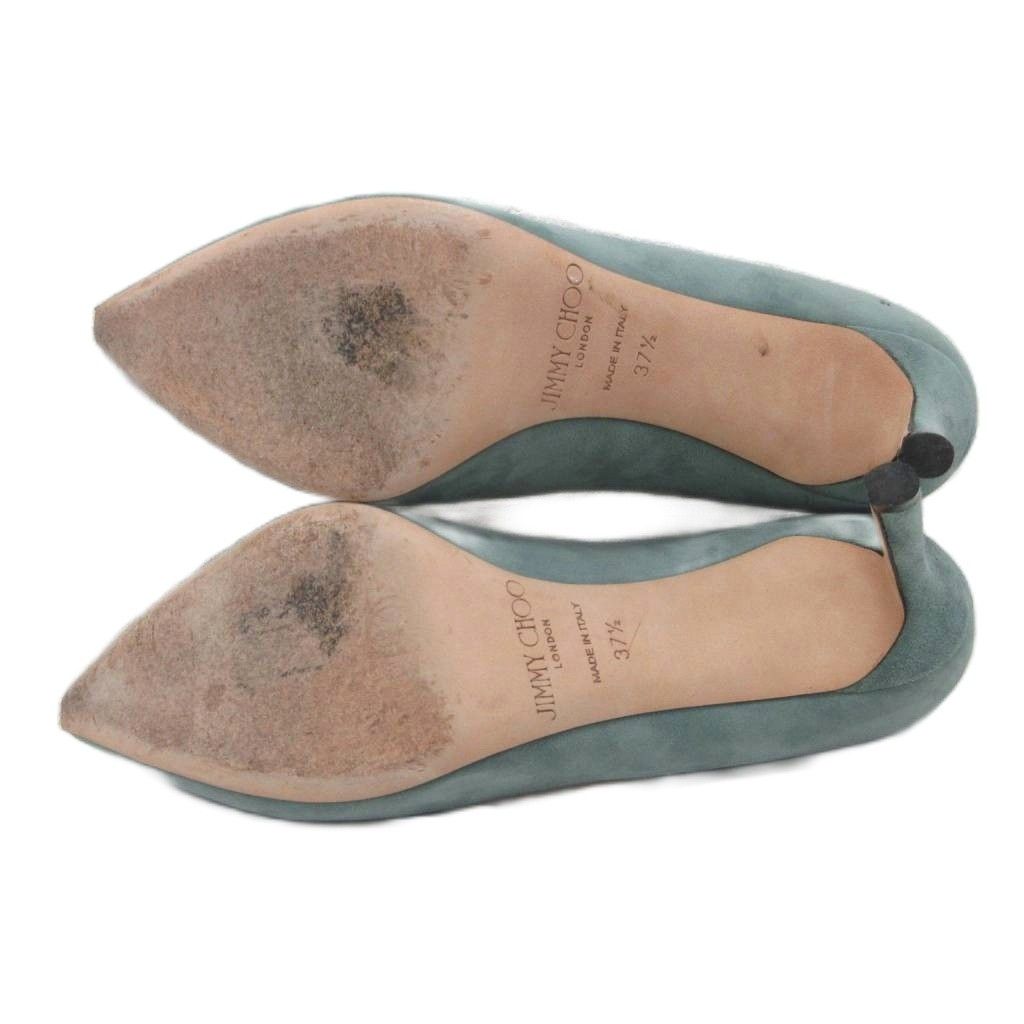 ジミーチュウ　パンプス　ポインテッドトゥ　スエード　ハイヒール　サイズ37 JIMMY CHOO（ジミー チュウ）ドット柄ポインテッドトゥパンプス