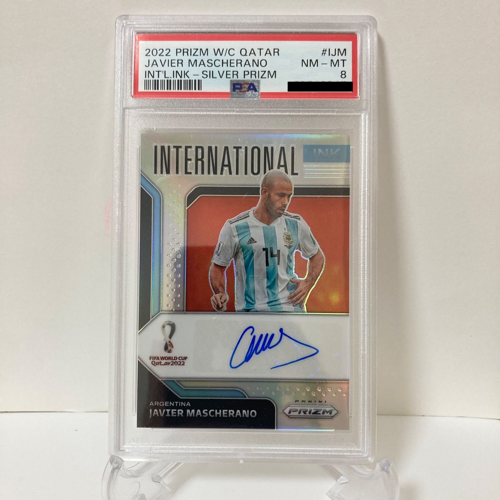 panini ジャージナンバー マスチェラーノ 直筆 サインカード 19シリ