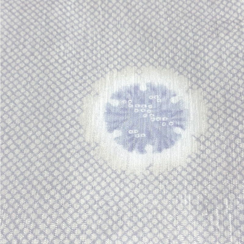 小紋 白大島紬 斜め縞 グラデーション お洒落 着物 032a d 小紋白