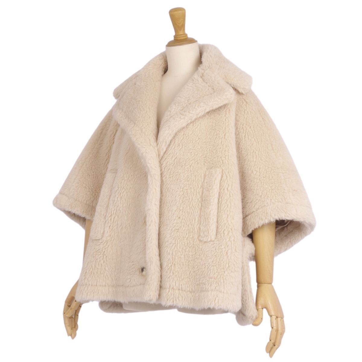 極美品 マックスマーラ Max Mara コート 2023 白タグ テディベア 