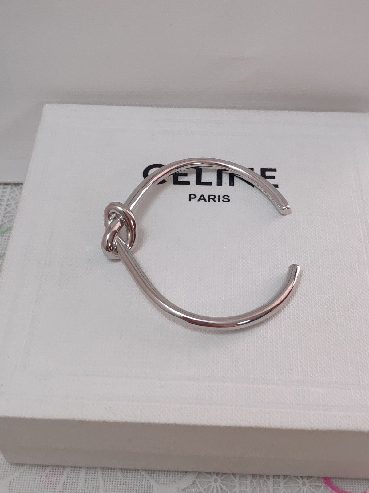 セリーヌ✨CELINE ブレスレット ノット エクストラシン