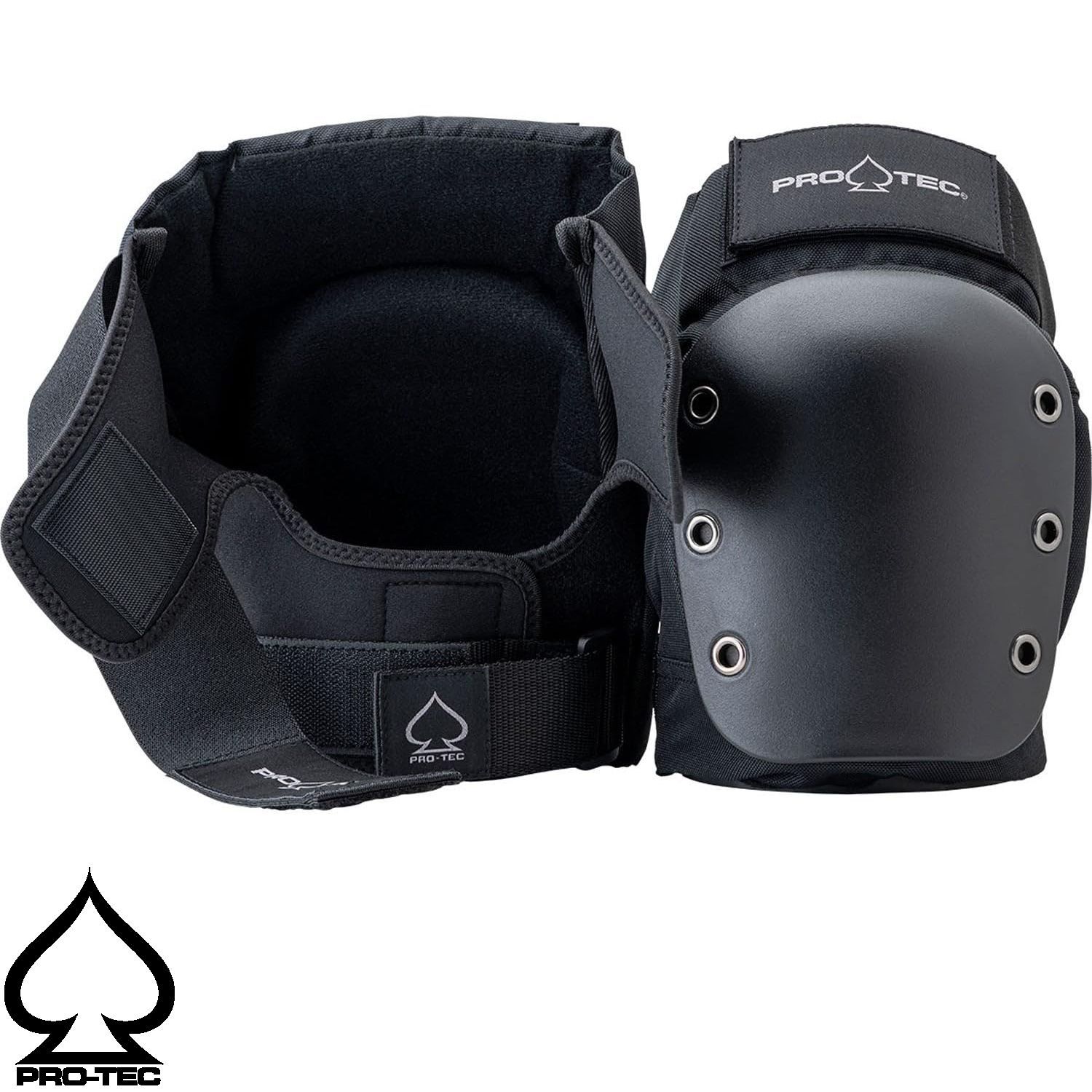 正規輸入品 PRO-TEC STREET Jr. 3-PACK PADS OPEN BACK BLACK プロテック プロテクター ストリート ジュニア 3パッド セット オープンバック ブラック LLC-HASEGAWATOSO_COM